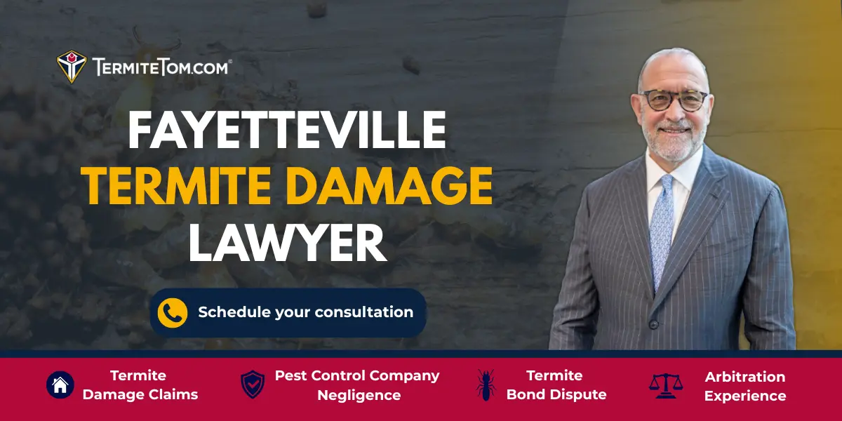 Fayetteville Termite Damage Lawyer